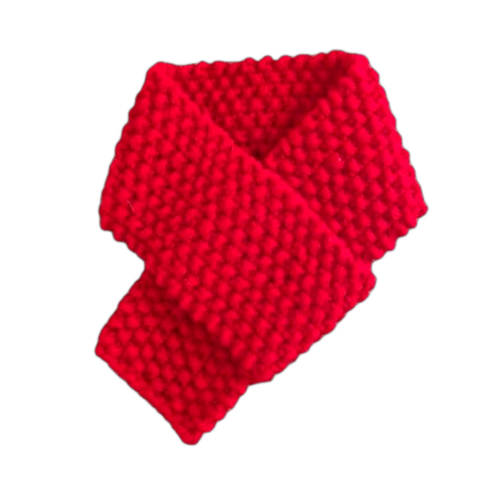 XXS Dog Scarf Hand Knitted New!